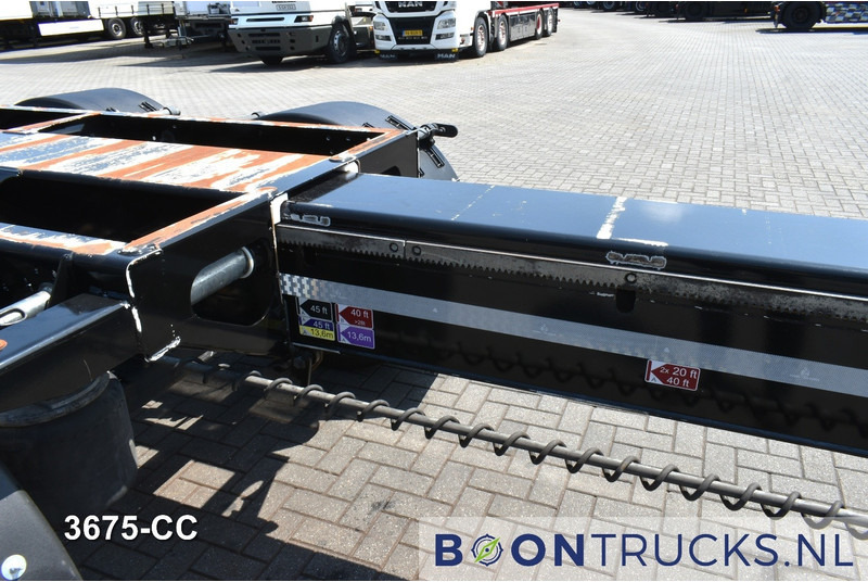 Kontejnerska polprikolica/ Polprikolica z zamenljivim tovoriščem D-Tec FLEXITRAILER | 2x20-30-40-45ft HC * BPW / DISC * ALCOA * 3x EXTENDABLE: slika 13