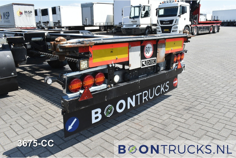 Kontejnerska polprikolica/ Polprikolica z zamenljivim tovoriščem D-Tec FLEXITRAILER | 2x20-30-40-45ft HC * BPW / DISC * ALCOA * 3x EXTENDABLE: slika 14