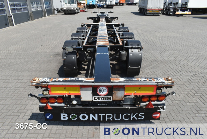 Kontejnerska polprikolica/ Polprikolica z zamenljivim tovoriščem D-Tec FLEXITRAILER | 2x20-30-40-45ft HC * BPW / DISC * ALCOA * 3x EXTENDABLE: slika 7