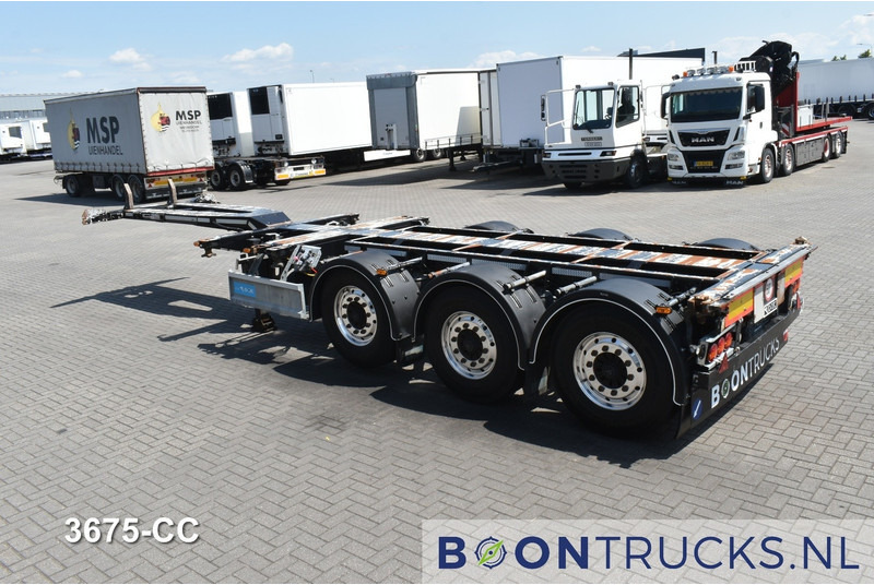 D-Tec FLEXITRAILER | 2x20-30-40-45ft HC * BPW / DISC * ALCOA * 3x EXTENDABLE - Kontejnerska polprikolica/ Polprikolica z zamenljivim tovoriščem: slika 3 D-Tec FLEXITRAILER | 2x20-30-40-45ft HC * BPW / DISC * ALCOA * 3x EXTENDABLE - Kontejnerska polprikolica/ Polprikolica z zamenljivim tovoriščem: slika 3