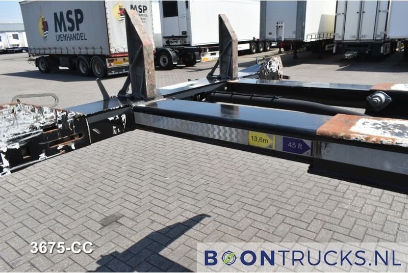 Kontejnerska polprikolica/ Polprikolica z zamenljivim tovoriščem D-Tec FLEXITRAILER | 2x20-30-40-45ft HC * BPW / DISC * ALCOA * 3x EXTENDABLE: slika 8