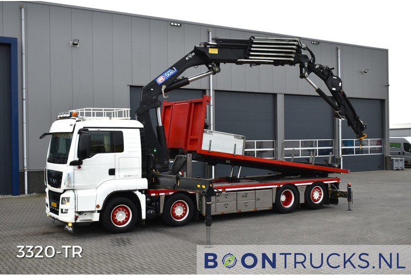 MAN TGS 440 8x2 + HMF 5020-K6 + FJ1000K4 | EURO6 * KABELSYSTEEM 30T * NL TRUCK * TOP! - Tovornjak z dvigalom: slika 1 MAN TGS 440 8x2 + HMF 5020-K6 + FJ1000K4 | EURO6 * KABELSYSTEEM 30T * NL TRUCK * TOP! - Tovornjak z dvigalom: slika 1