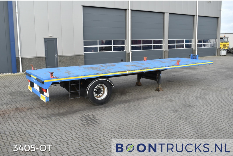 Schmitz Cargobull SKO 10 PLATTE BAK | TWISTLOCKS 20ft * L 900 cm * KENTEKEN LANGZAAM VERKEER - Polprikolica s kesonom: slika 1 Schmitz Cargobull SKO 10 PLATTE BAK | TWISTLOCKS 20ft * L 900 cm * KENTEKEN LANGZAAM VERKEER - Polprikolica s kesonom: slika 1