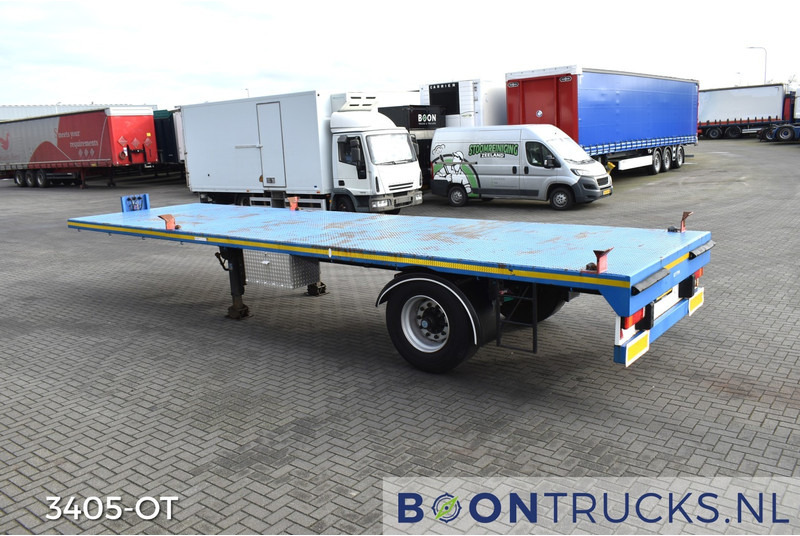 Schmitz Cargobull SKO 10 PLATTE BAK | TWISTLOCKS 20ft * L 900 cm * KENTEKEN LANGZAAM VERKEER - Polprikolica s kesonom: slika 3 Schmitz Cargobull SKO 10 PLATTE BAK | TWISTLOCKS 20ft * L 900 cm * KENTEKEN LANGZAAM VERKEER - Polprikolica s kesonom: slika 3
