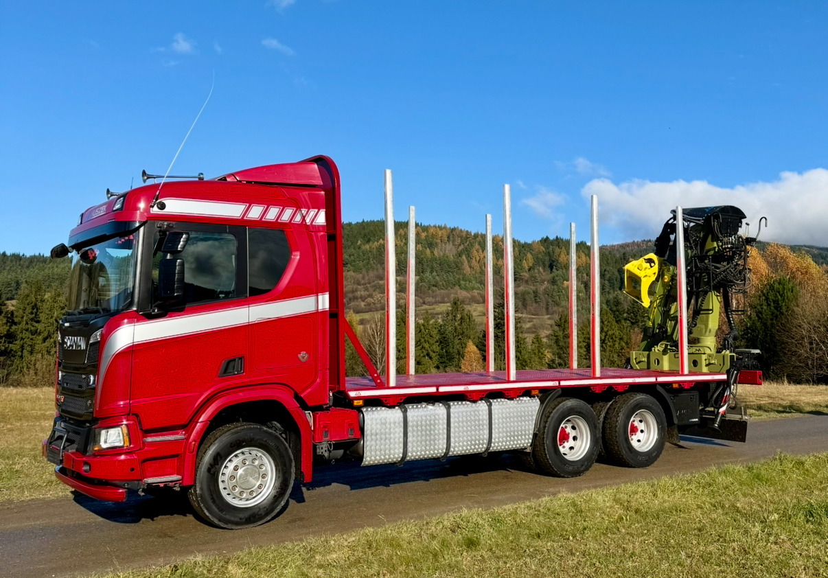 SCANIA R520 XT - Tovornjak za prevoz lesa, Tovornjak z dvigalom: slika 2 SCANIA R520 XT - Tovornjak za prevoz lesa, Tovornjak z dvigalom: slika 2