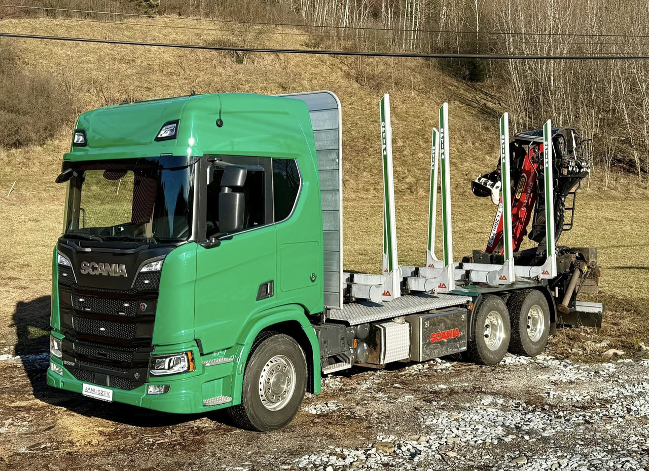 SCANIA R580 - Tovornjak za prevoz lesa, Tovornjak z dvigalom: slika 2 SCANIA R580 - Tovornjak za prevoz lesa, Tovornjak z dvigalom: slika 2