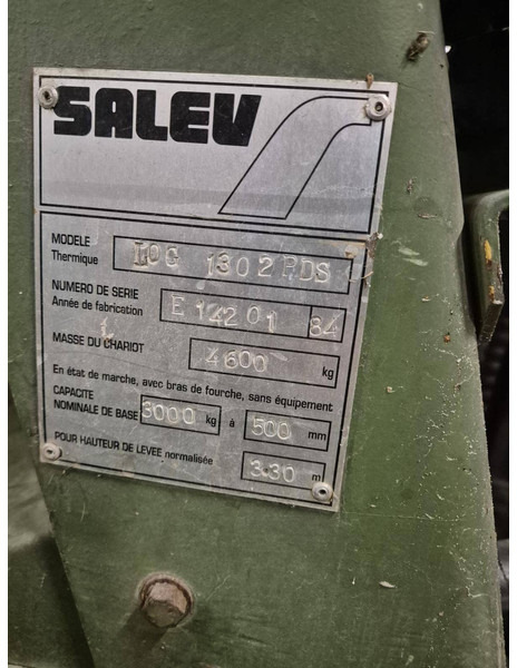 Salev LOG 1302PDS - Diesel viličar: slika 5 Salev LOG 1302PDS - Diesel viličar: slika 5