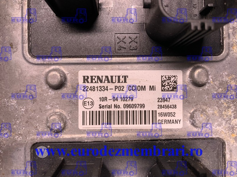 CALCULATOR CCIOM RENAULT T MEGA 22481334 - ECU za Tovornjak: slika 2 CALCULATOR CCIOM RENAULT T MEGA 22481334 - ECU za Tovornjak: slika 2