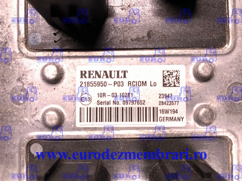 CALCULATOR RCIOM RENAULT T MEGA 21855950 - ECU za Tovornjak: slika 2 CALCULATOR RCIOM RENAULT T MEGA 21855950 - ECU za Tovornjak: slika 2