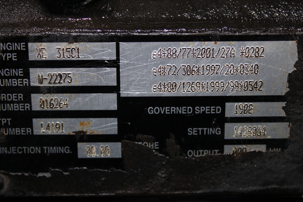 MOTOR DAF UPEC 2 XE 315C1 430CP EURO 3 1428034 - Motor za Tovornjak: slika 5 MOTOR DAF UPEC 2 XE 315C1 430CP EURO 3 1428034 - Motor za Tovornjak: slika 5