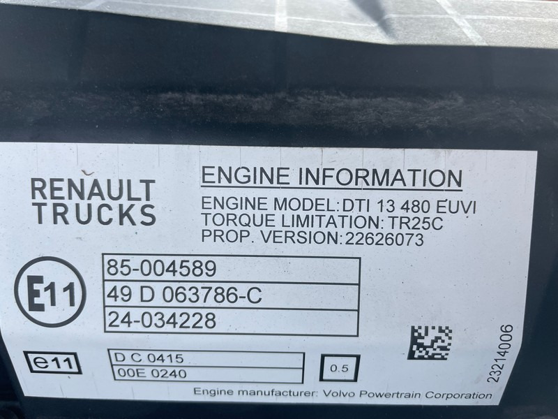 MOTOR RENAULT T DTI13 E6 480CP - Motor za Tovornjak: slika 5 MOTOR RENAULT T DTI13 E6 480CP - Motor za Tovornjak: slika 5