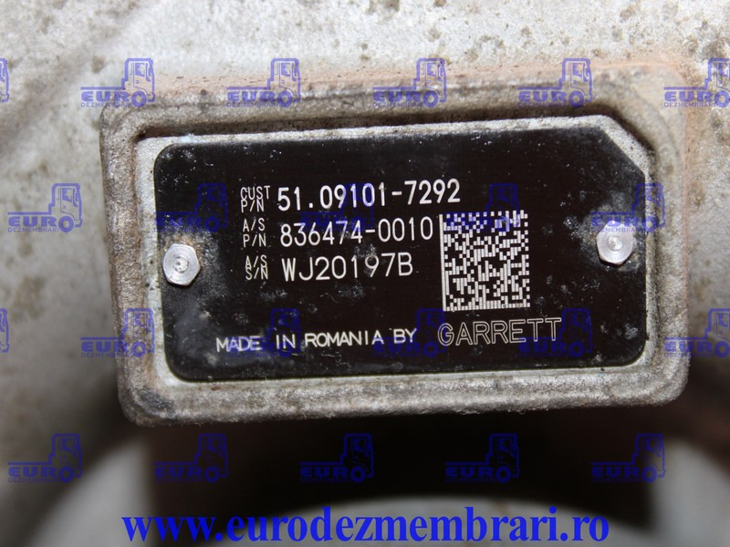 TURBOSUFLANTA MAN D2676 51.09101.7292, 51.09101.7267, 51.09101.7385 - Turbo za Tovornjak: slika 3 TURBOSUFLANTA MAN D2676 51.09101.7292, 51.09101.7267, 51.09101.7385 - Turbo za Tovornjak: slika 3