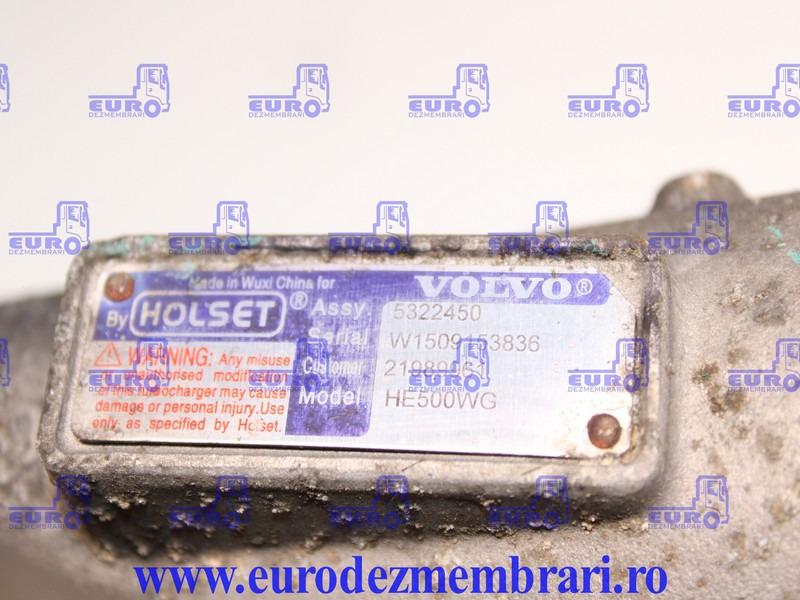TURBOSUFLANTA VOLVO FH4 D13K 21989961, 21952490 - Turbo za Tovornjak: slika 3 TURBOSUFLANTA VOLVO FH4 D13K 21989961, 21952490 - Turbo za Tovornjak: slika 3