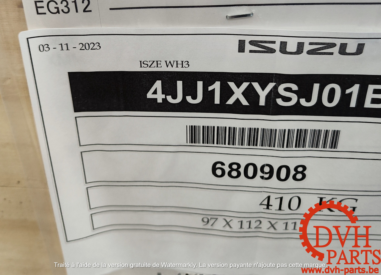 ISUZU 4JJ1-XYSJ-01B - Motor za Bager goseničar: slika 1 ISUZU 4JJ1-XYSJ-01B - Motor za Bager goseničar: slika 1