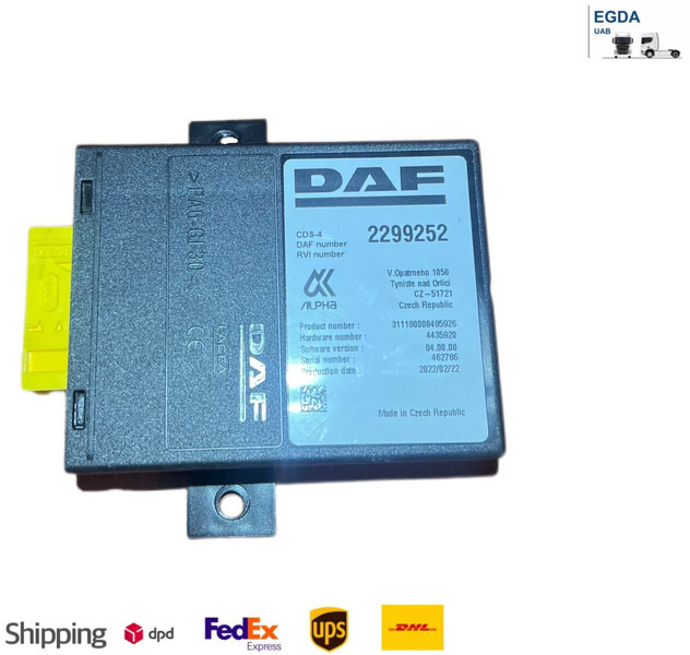 DAF - ECU: slika 1 DAF - ECU: slika 1