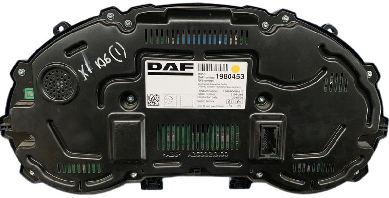 DAF XF 106 - Armaturna plošča: slika 2 DAF XF 106 - Armaturna plošča: slika 2