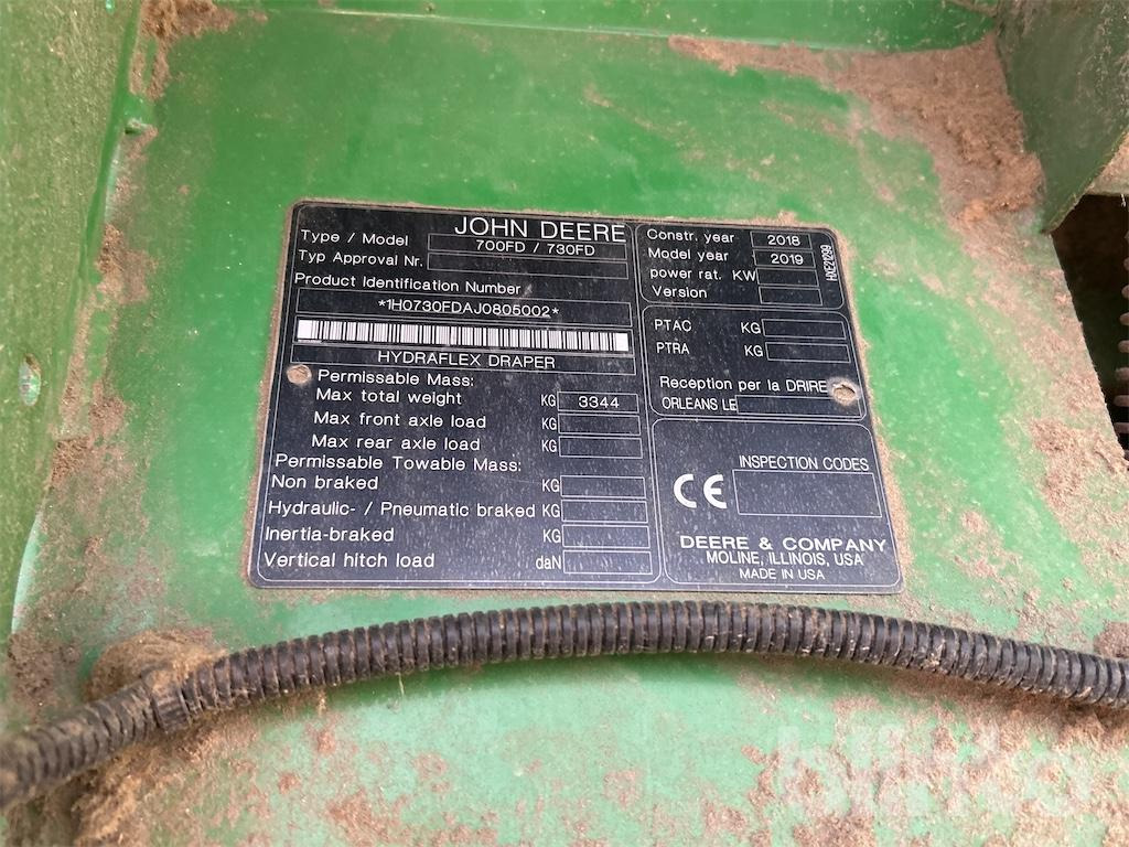 John Deere 730FD (2019) - Glava za kombajn: slika 5 John Deere 730FD (2019) - Glava za kombajn: slika 5