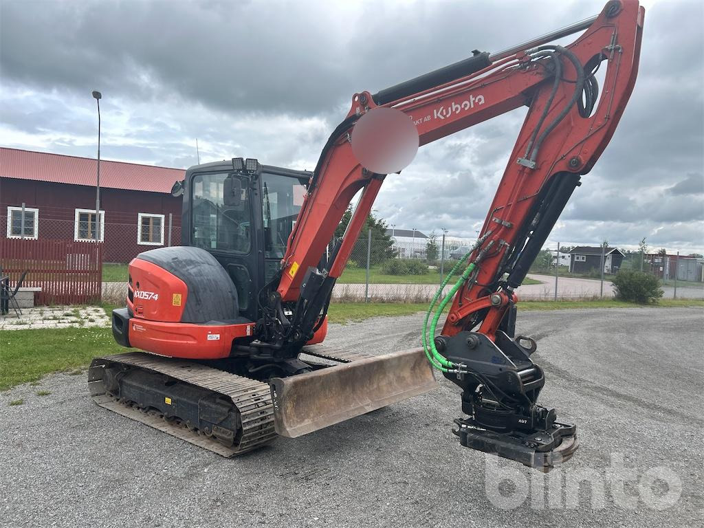 Kubota KX057-4 Scanlaser/Tiltrotator - Mini bager: slika 4 Kubota KX057-4 Scanlaser/Tiltrotator - Mini bager: slika 4