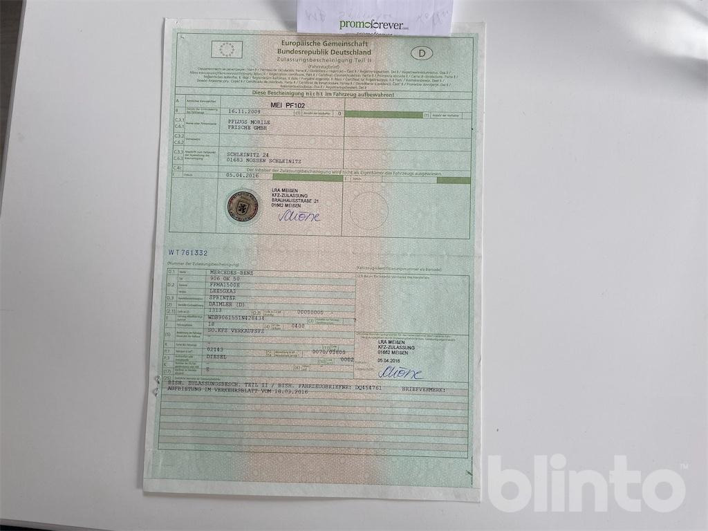 Tovornjak s hrano Mercedes Benz Sprinter: slika 11