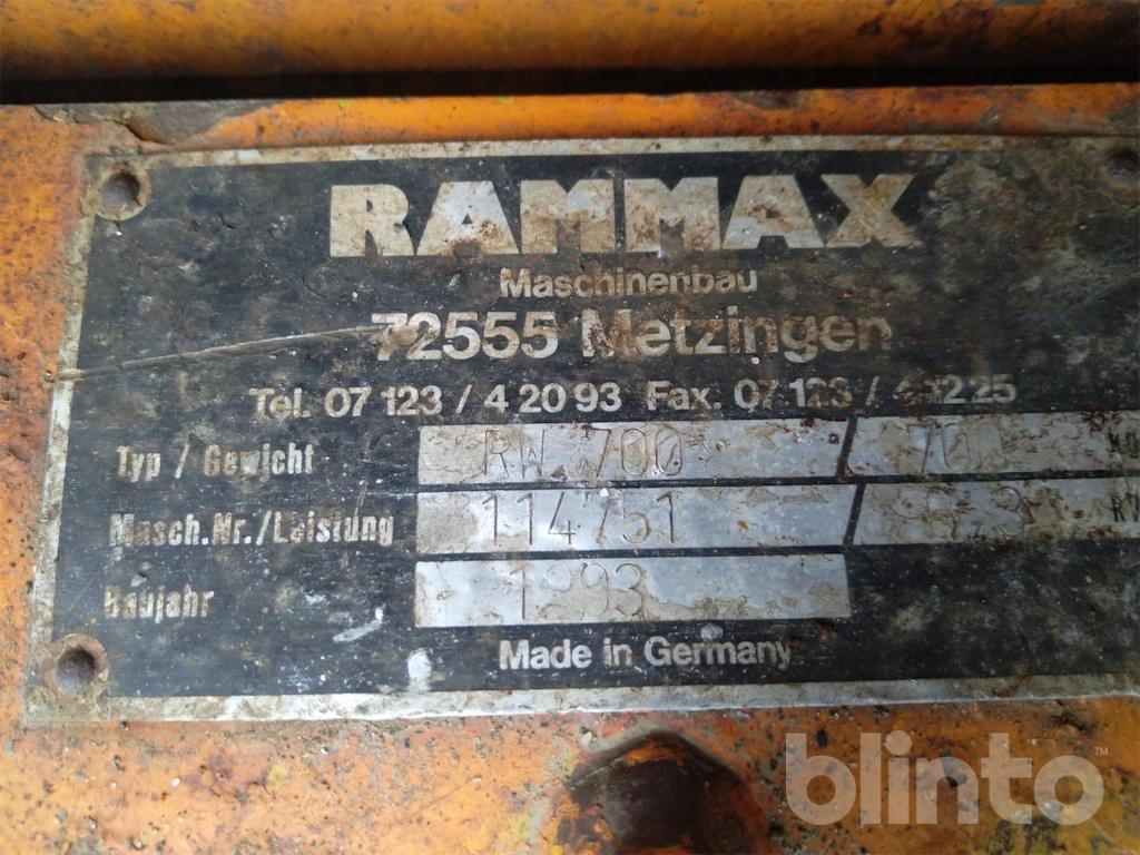 Rammax RW700 (1993) - Mini valjar: slika 5 Rammax RW700 (1993) - Mini valjar: slika 5