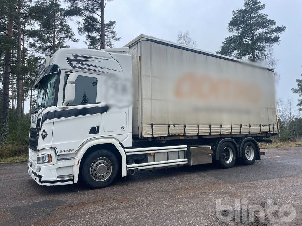 SCANIA R580 B6X2NB Nextgen - Tovornjak s ponjavo: slika 1 SCANIA R580 B6X2NB Nextgen - Tovornjak s ponjavo: slika 1