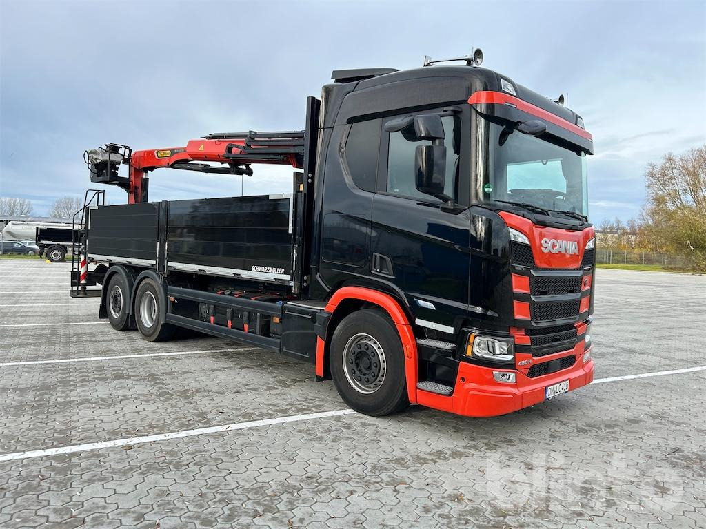 Scania R 460 B6x2*4NB Baustoffpritsche & Palfinger PK 22.001 L TEC7 Ladekran - Tovornjak s kesonom, Tovornjak z dvigalom: slika 2 Scania R 460 B6x2*4NB Baustoffpritsche & Palfinger PK 22.001 L TEC7 Ladekran - Tovornjak s kesonom, Tovornjak z dvigalom: slika 2