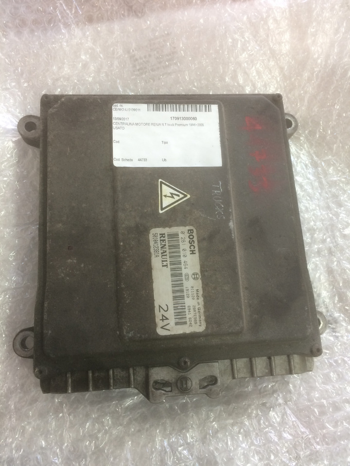 CENTRALINA MOTORE EDC - RENAULT PREMIUM - RIF. RENAULT 5010412381A - RIF. BOSCH 0281010464 - ECU: slika 1 CENTRALINA MOTORE EDC - RENAULT PREMIUM - RIF. RENAULT 5010412381A - RIF. BOSCH 0281010464 - ECU: slika 1