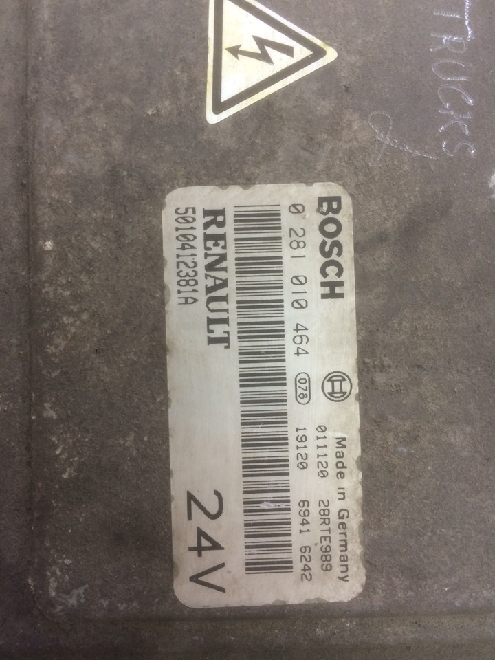 CENTRALINA MOTORE EDC - RENAULT PREMIUM - RIF. RENAULT 5010412381A - RIF. BOSCH 0281010464 - ECU: slika 2 CENTRALINA MOTORE EDC - RENAULT PREMIUM - RIF. RENAULT 5010412381A - RIF. BOSCH 0281010464 - ECU: slika 2