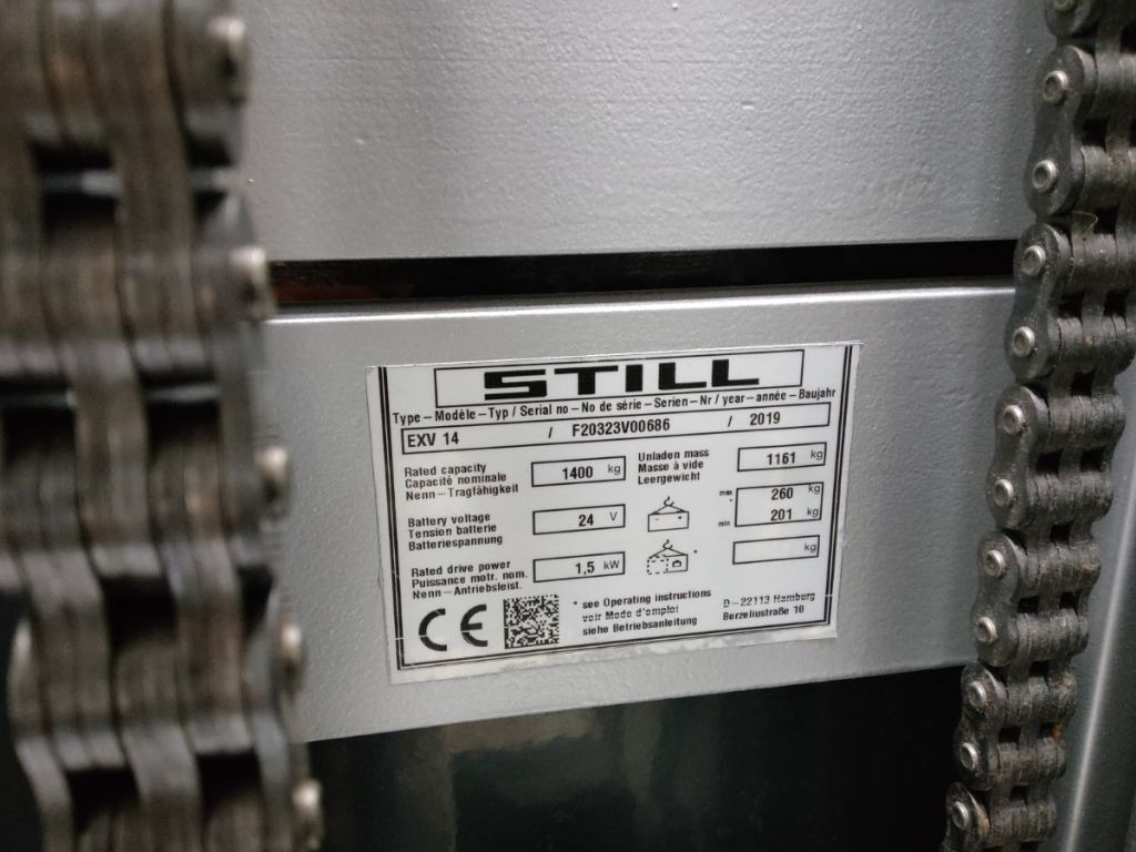Still EXV14/BATT.NEU - Stroj za zlaganje: slika 5 Still EXV14/BATT.NEU - Stroj za zlaganje: slika 5