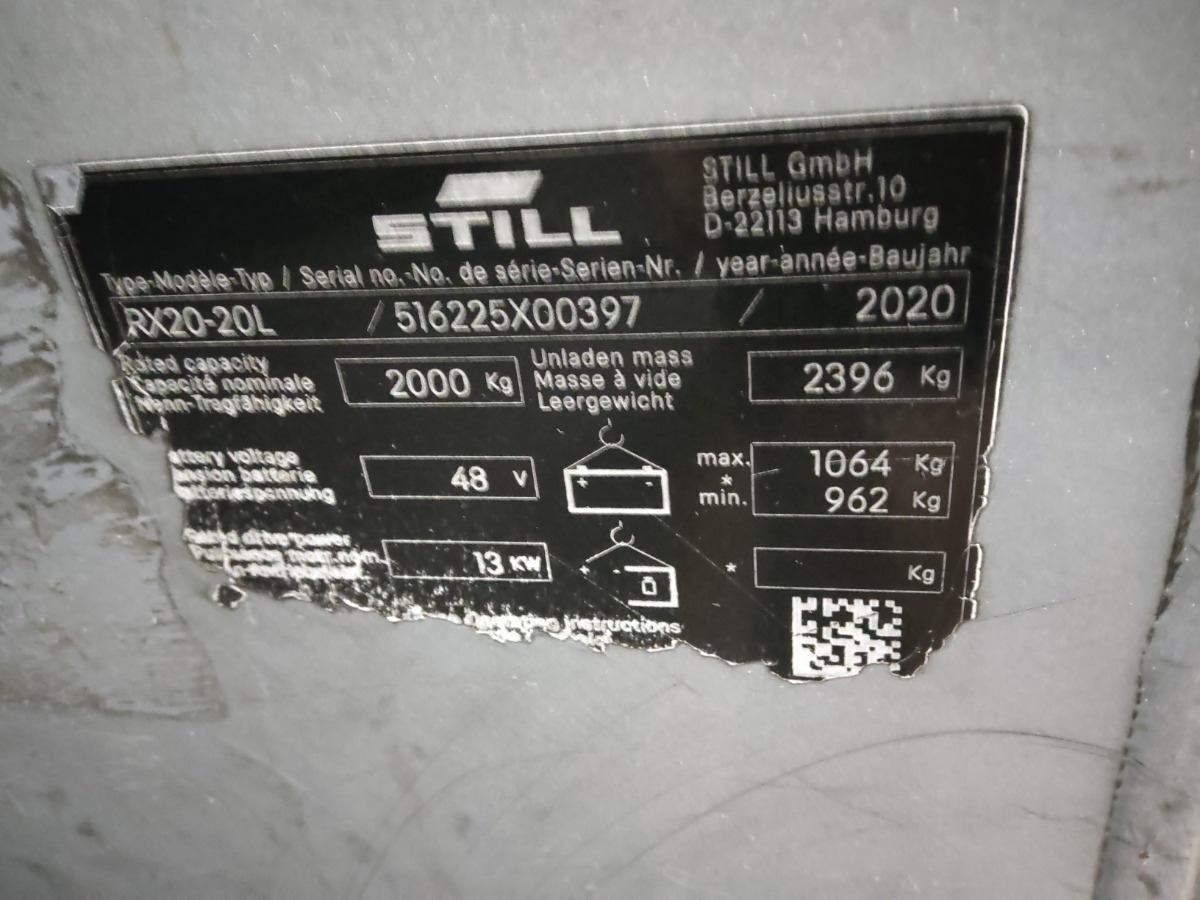 Still RX20-20L - Električni viličar: slika 5 Still RX20-20L - Električni viličar: slika 5