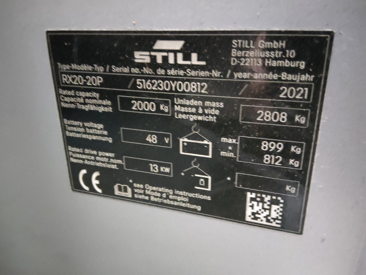 Still RX20-20P/LIION/BRONZ - Električni viličar: slika 5 Still RX20-20P/LIION/BRONZ - Električni viličar: slika 5