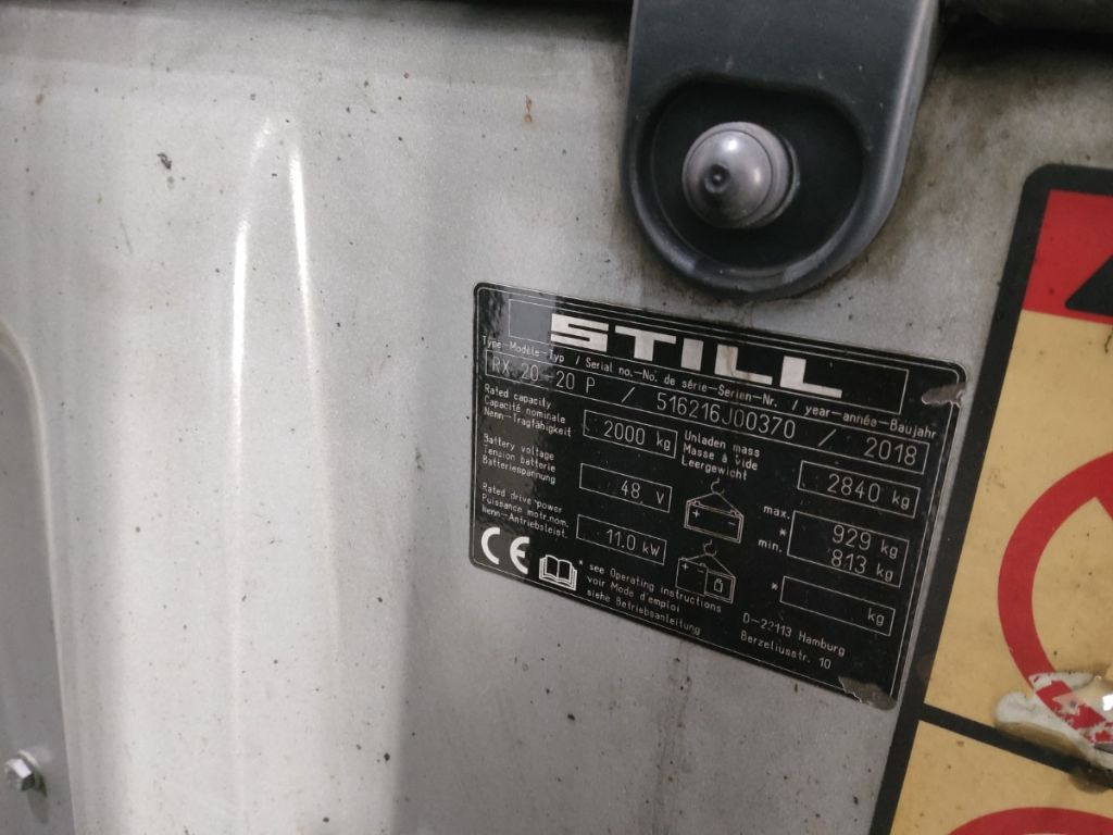 Still RX20-20P - Električni viličar: slika 5 Still RX20-20P - Električni viličar: slika 5
