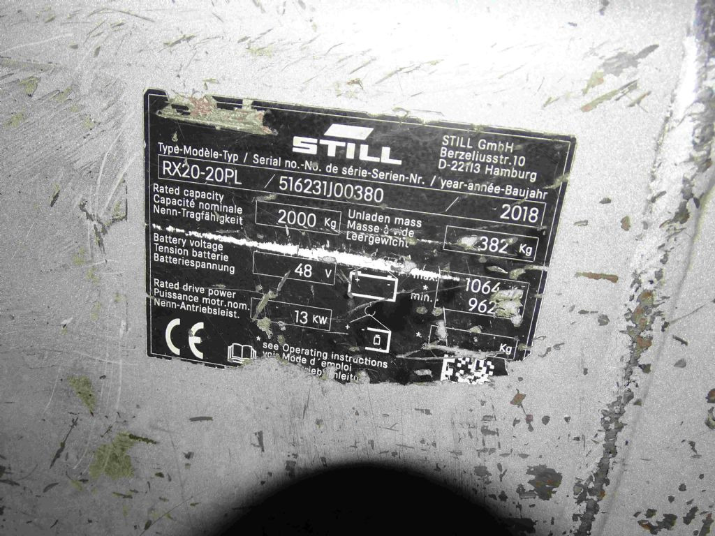 Still RX20-20PL - Električni viličar: slika 5 Still RX20-20PL - Električni viličar: slika 5