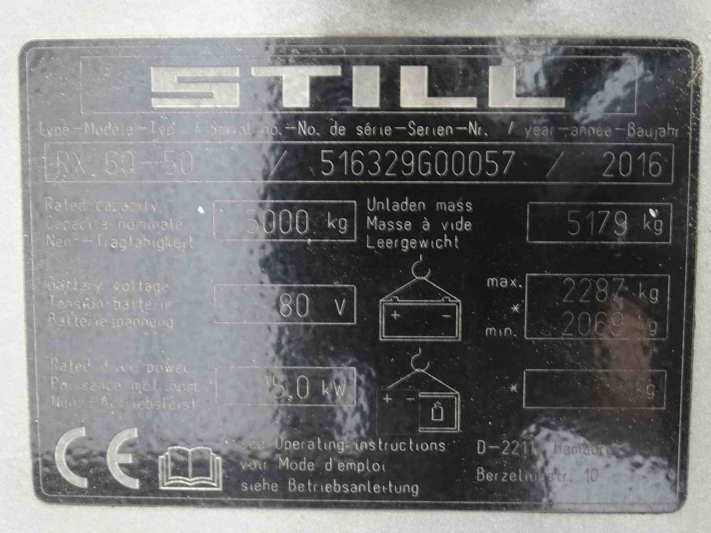 Still RX60-50 - Električni viličar: slika 5 Still RX60-50 - Električni viličar: slika 5