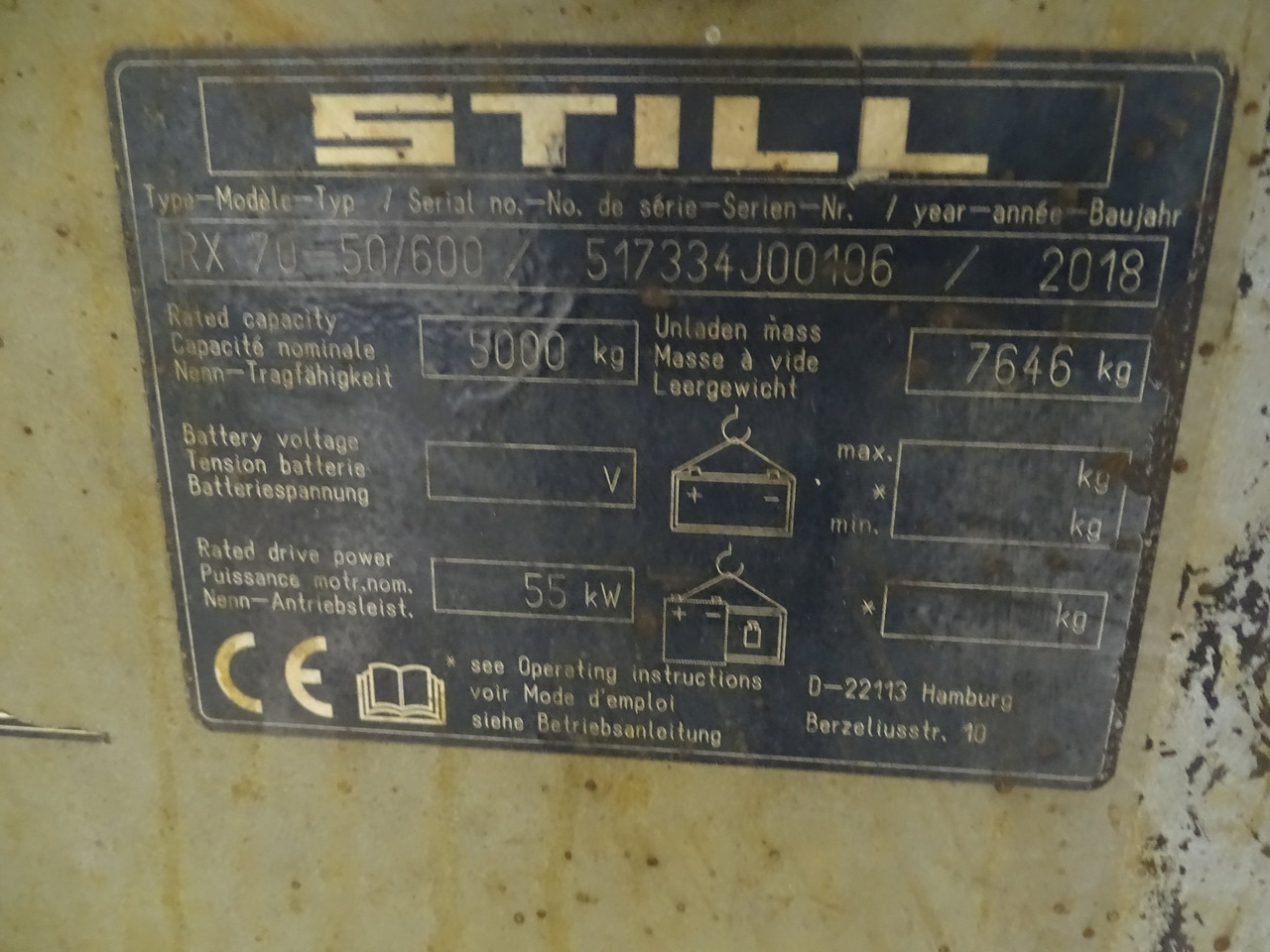 Still RX70-50/600 - Diesel viličar: slika 5 Still RX70-50/600 - Diesel viličar: slika 5