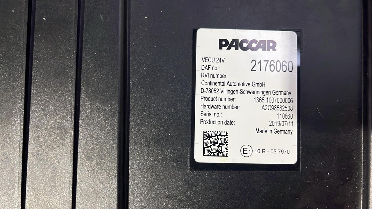 DAF XF CF VECU Control Unit Module 2176060 - ECU: slika 4 DAF XF CF VECU Control Unit Module 2176060 - ECU: slika 4