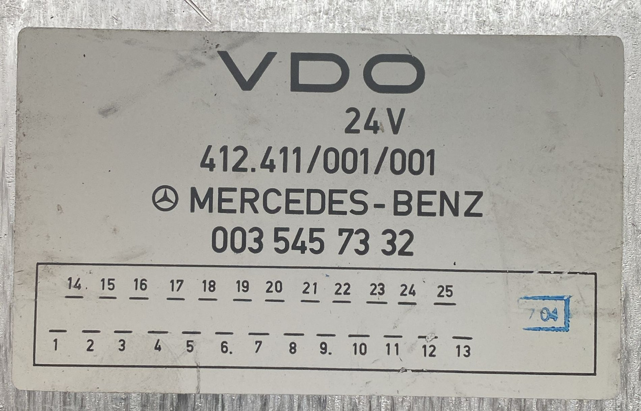 VDO MERCEDES ACTROS 0035457332 - ECU: slika 4 VDO MERCEDES ACTROS 0035457332 - ECU: slika 4