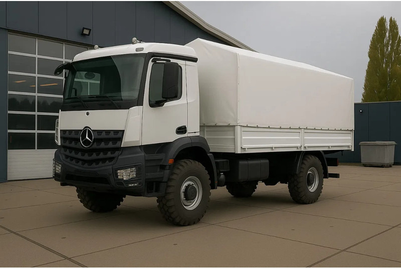 Mercedes-Benz Arocs 1836 A 4x4 Cargo Truck - Tovornjak s ponjavo: slika 1 Mercedes-Benz Arocs 1836 A 4x4 Cargo Truck - Tovornjak s ponjavo: slika 1