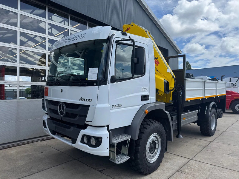 Mercedes-Benz Atego Atego 1725 4x4 Flatbed with Hyva HB120 Crane - Tovornjak z dvigalom: slika 3 Mercedes-Benz Atego Atego 1725 4x4 Flatbed with Hyva HB120 Crane - Tovornjak z dvigalom: slika 3