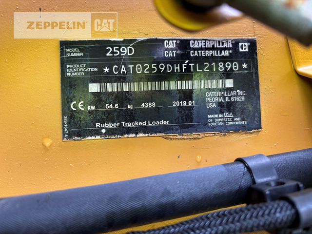 Cat 259D - Mini nakladalec: slika 2 Cat 259D - Mini nakladalec: slika 2