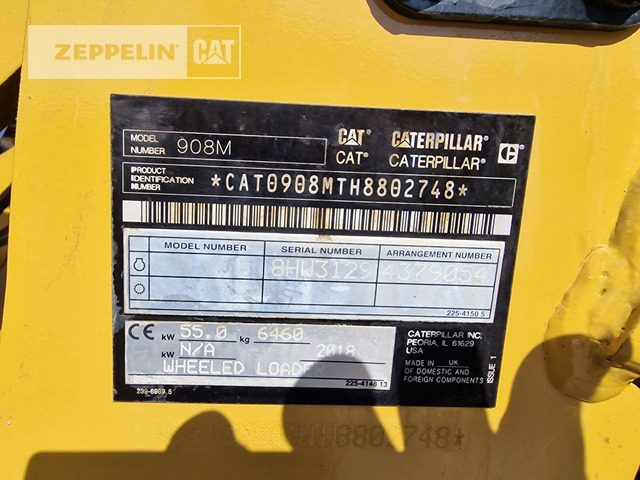 Cat 908M - Kolesni nakladalec: slika 2 Cat 908M - Kolesni nakladalec: slika 2
