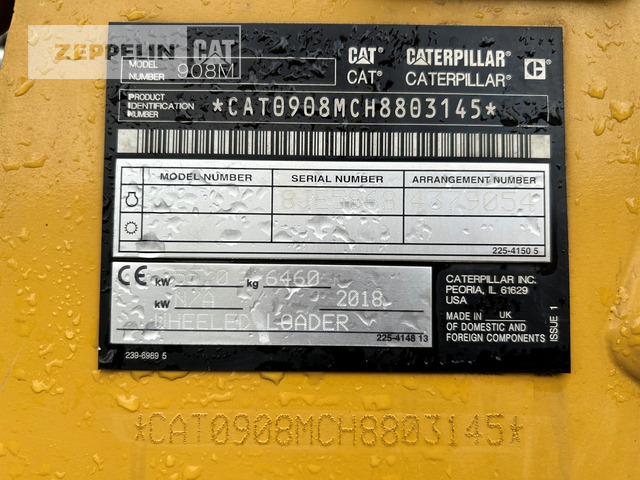 Cat 908M - Kolesni nakladalec: slika 5 Cat 908M - Kolesni nakladalec: slika 5