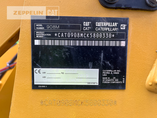 Cat 908M - Kolesni nakladalec: slika 2 Cat 908M - Kolesni nakladalec: slika 2