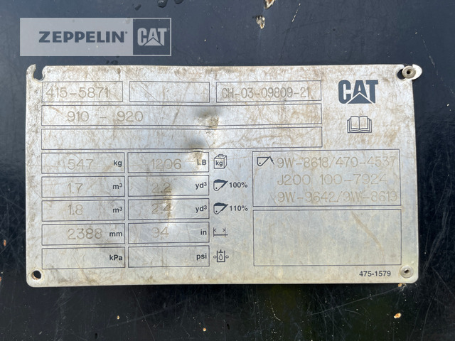 Kolesni nakladalec Cat 914-14A: slika 16
