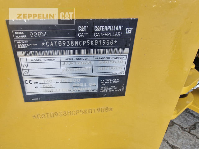 Cat 938M - Kolesni nakladalec: slika 2 Cat 938M - Kolesni nakladalec: slika 2