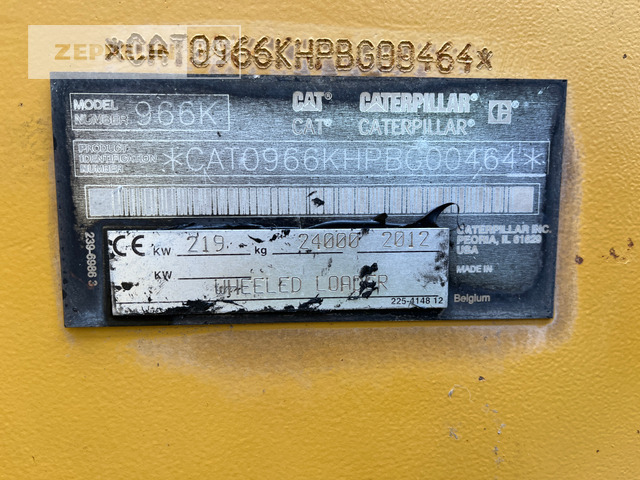 Cat 966K - Kolesni nakladalec: slika 2 Cat 966K - Kolesni nakladalec: slika 2