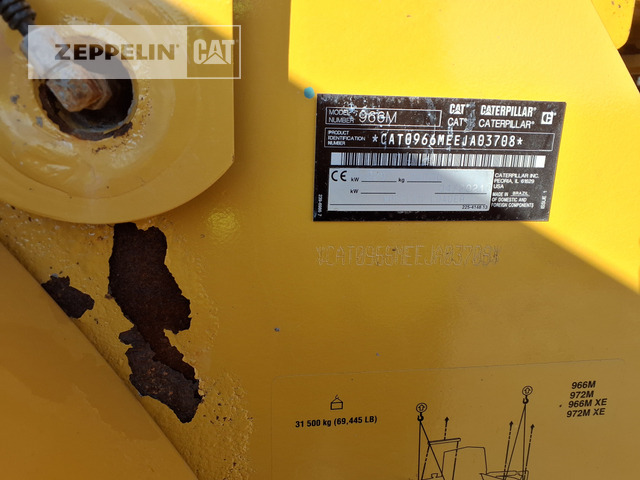 Cat 966M - Kolesni nakladalec: slika 2 Cat 966M - Kolesni nakladalec: slika 2