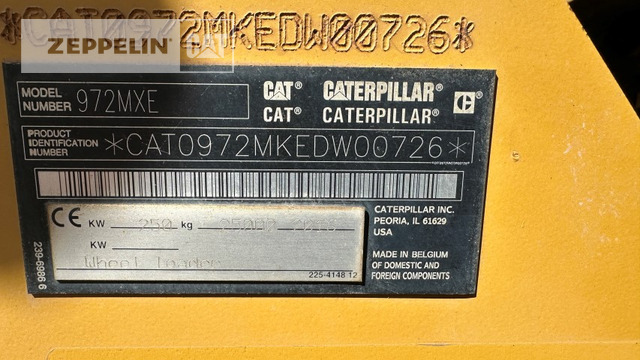 Cat 972MXE - Kolesni nakladalec: slika 5 Cat 972MXE - Kolesni nakladalec: slika 5