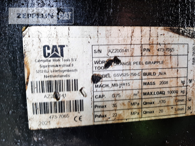 Cat GSV525 Mehrschalen - Grabež za Gradbeni stroj: slika 5 Cat GSV525 Mehrschalen - Grabež za Gradbeni stroj: slika 5