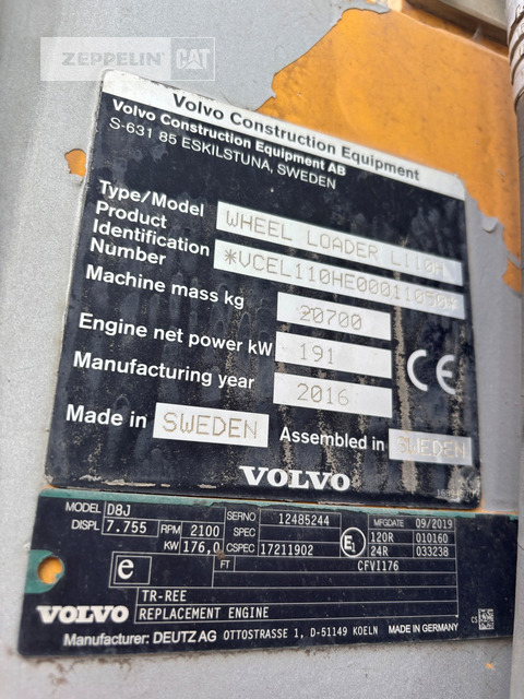 Volvo L110H - Kolesni nakladalec: slika 5 Volvo L110H - Kolesni nakladalec: slika 5